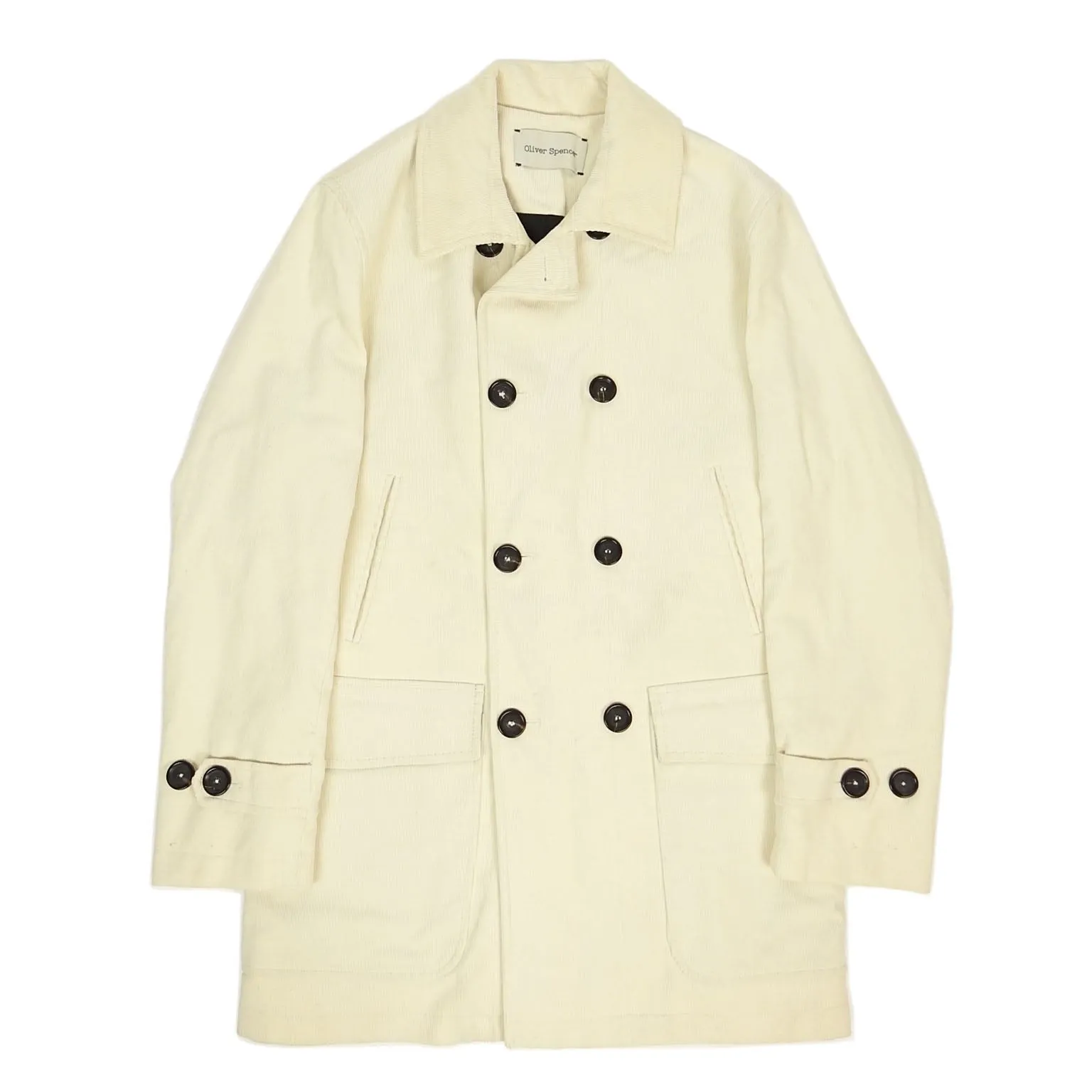 Oliver Spencer Corduroy Coat Size 40