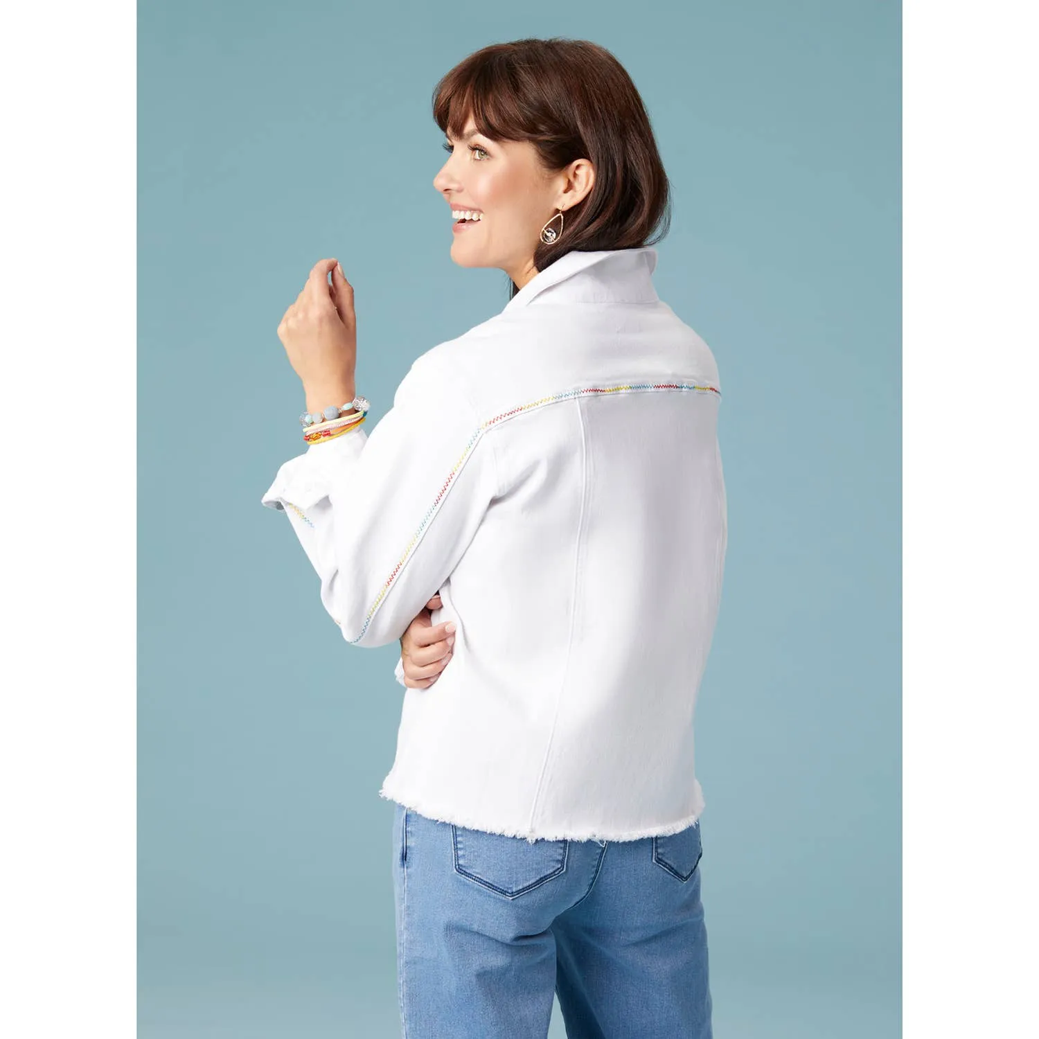 OMG Jacket with Multi Color Trim