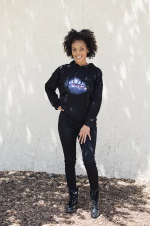 Only a Phase Crop Hoodie Sweatshirt