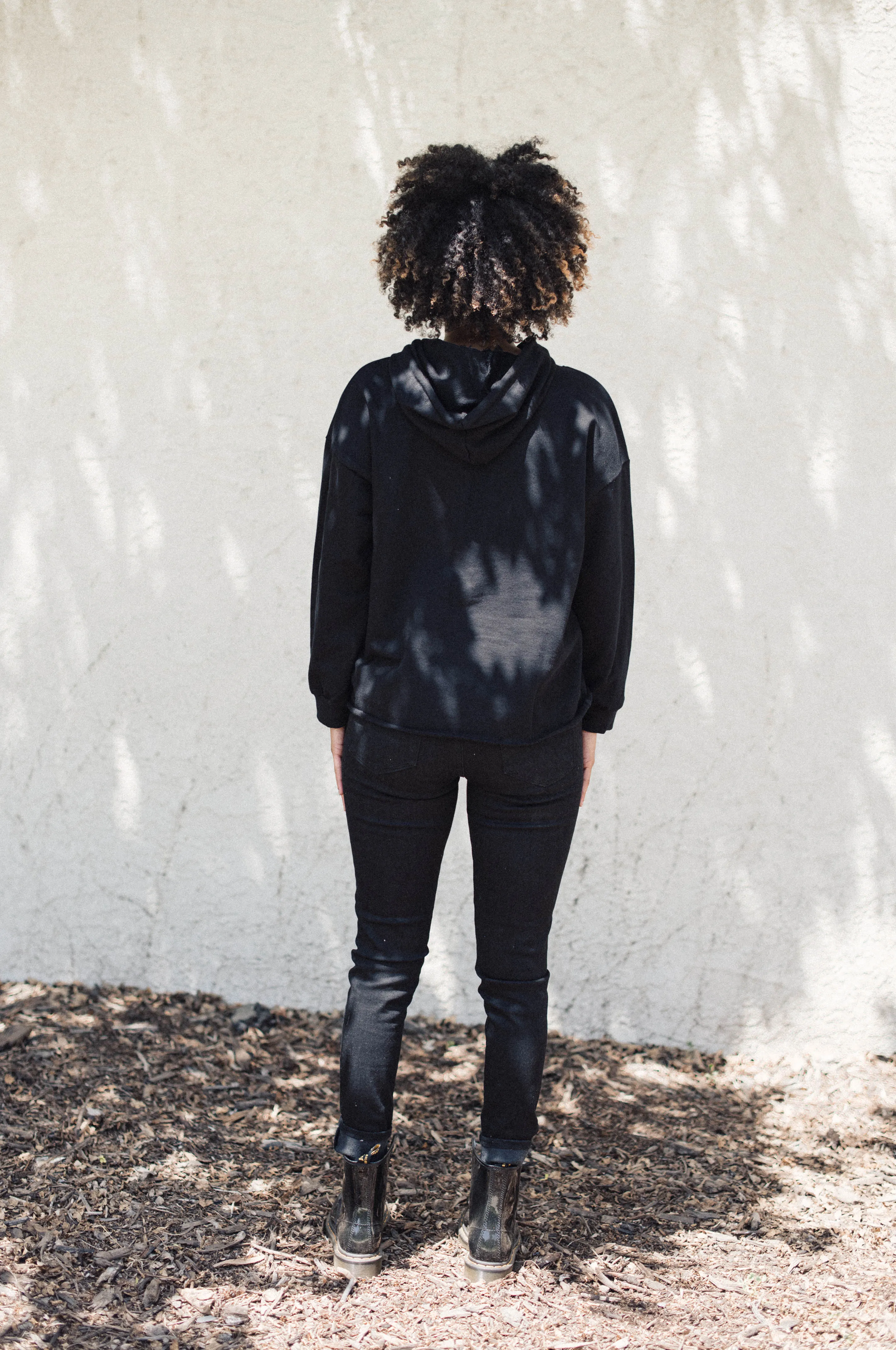 Only a Phase Crop Hoodie Sweatshirt