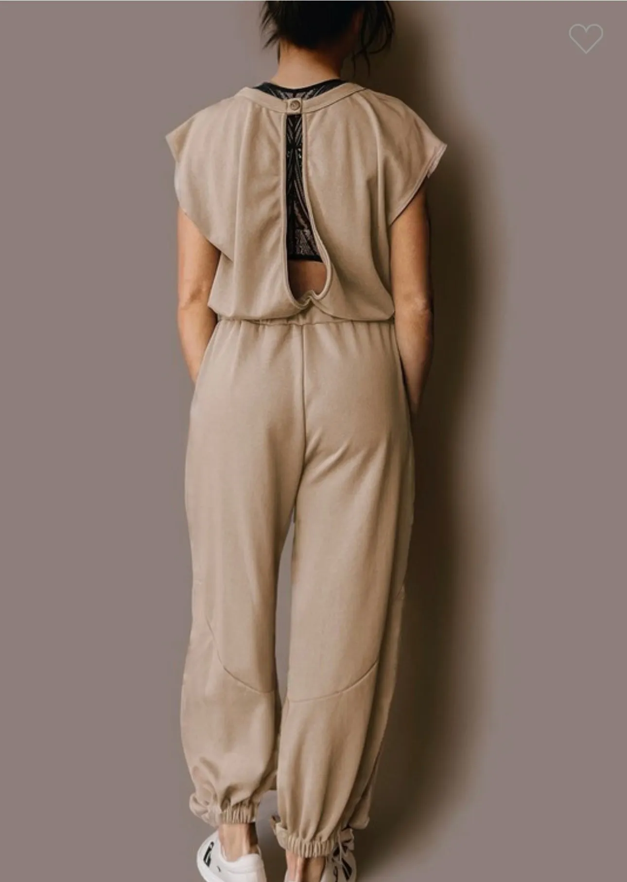 Open Back Jogger Jumper