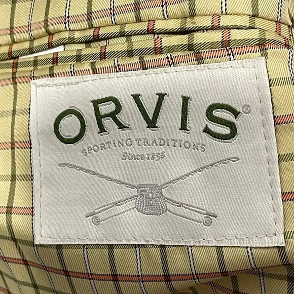 Orvis Women’s Tan Corduroy 100% Cotton Blazer Academia Classic Sport Jacket 14