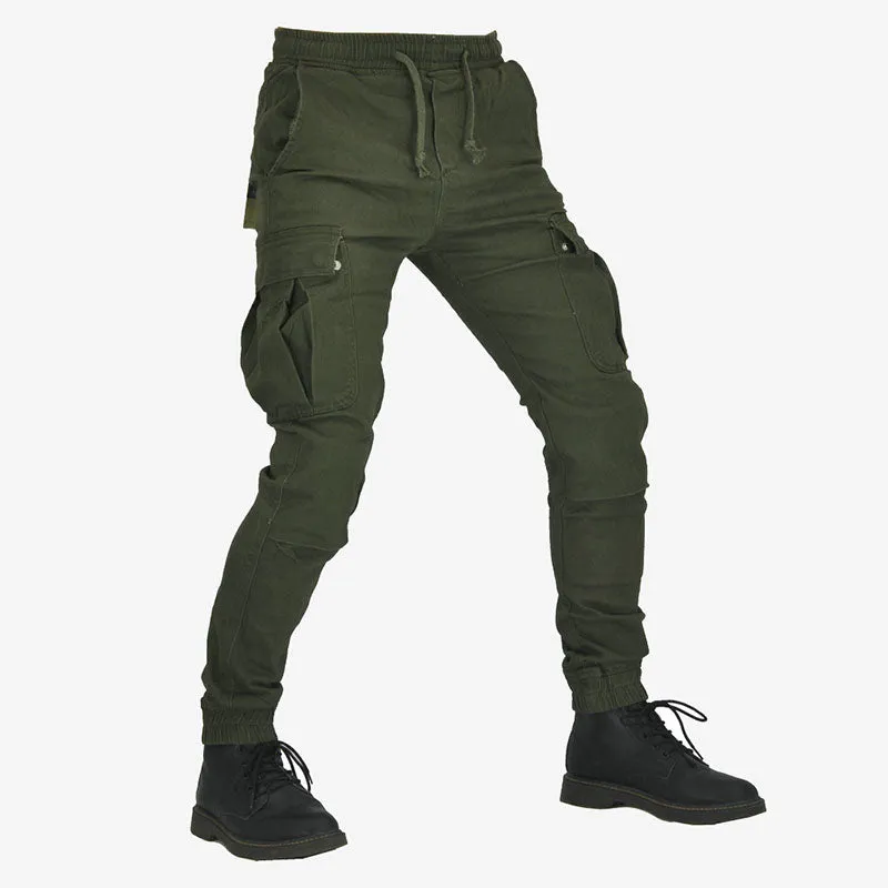 Outdoor Casual Multi-pocket Motorcycle Riding Men's Pants