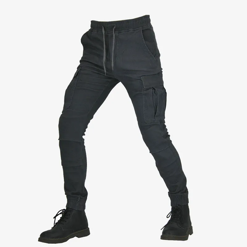 Outdoor Casual Multi-pocket Motorcycle Riding Men's Pants