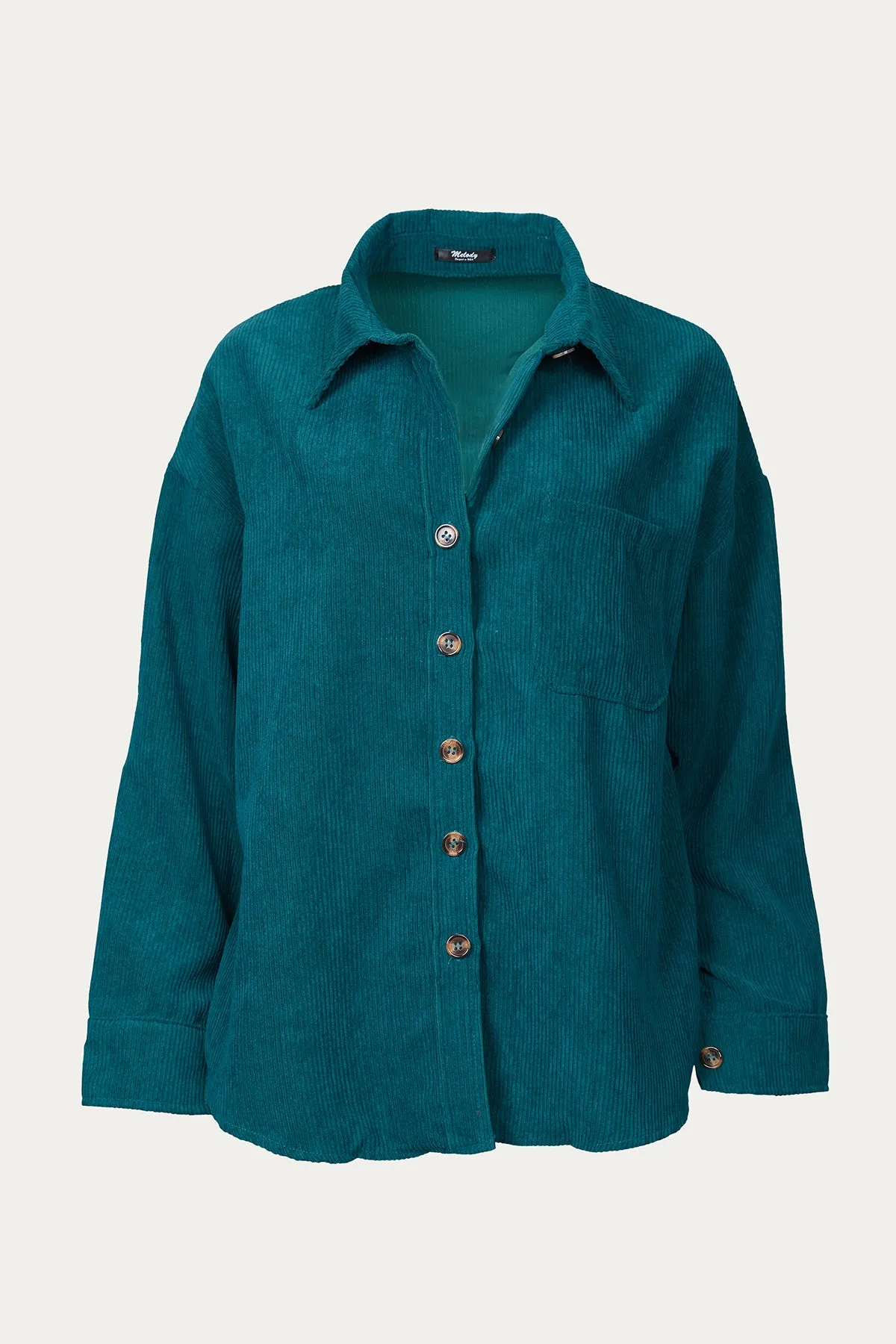 OVERSIZED CORDUROY SHIRT JACKET