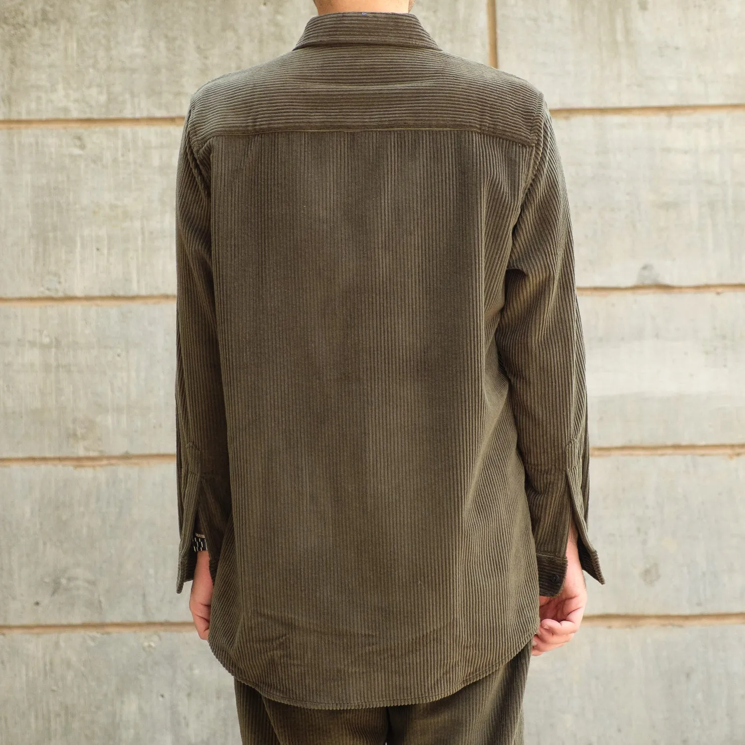 Oversized Shirt in Glade Cord