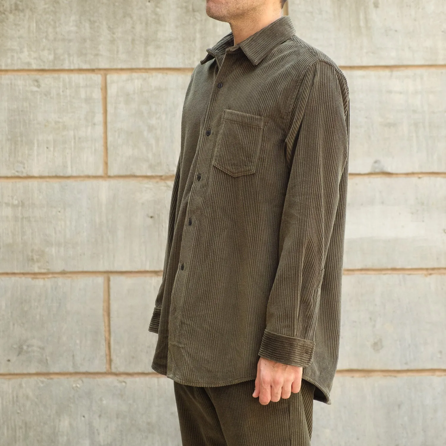 Oversized Shirt in Glade Cord