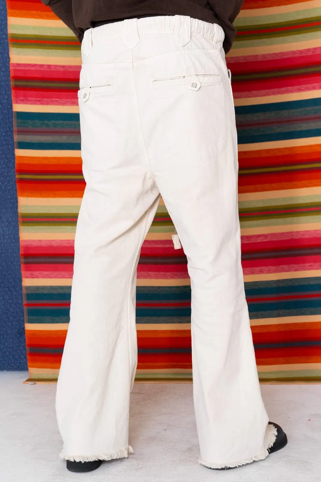 P75 Westerner Bell Bottoms Canvas Sunfaded Stone