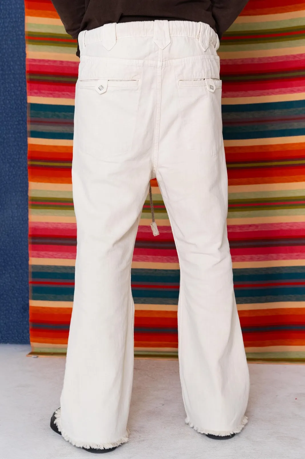 P75 Westerner Bell Bottoms Canvas Sunfaded Stone