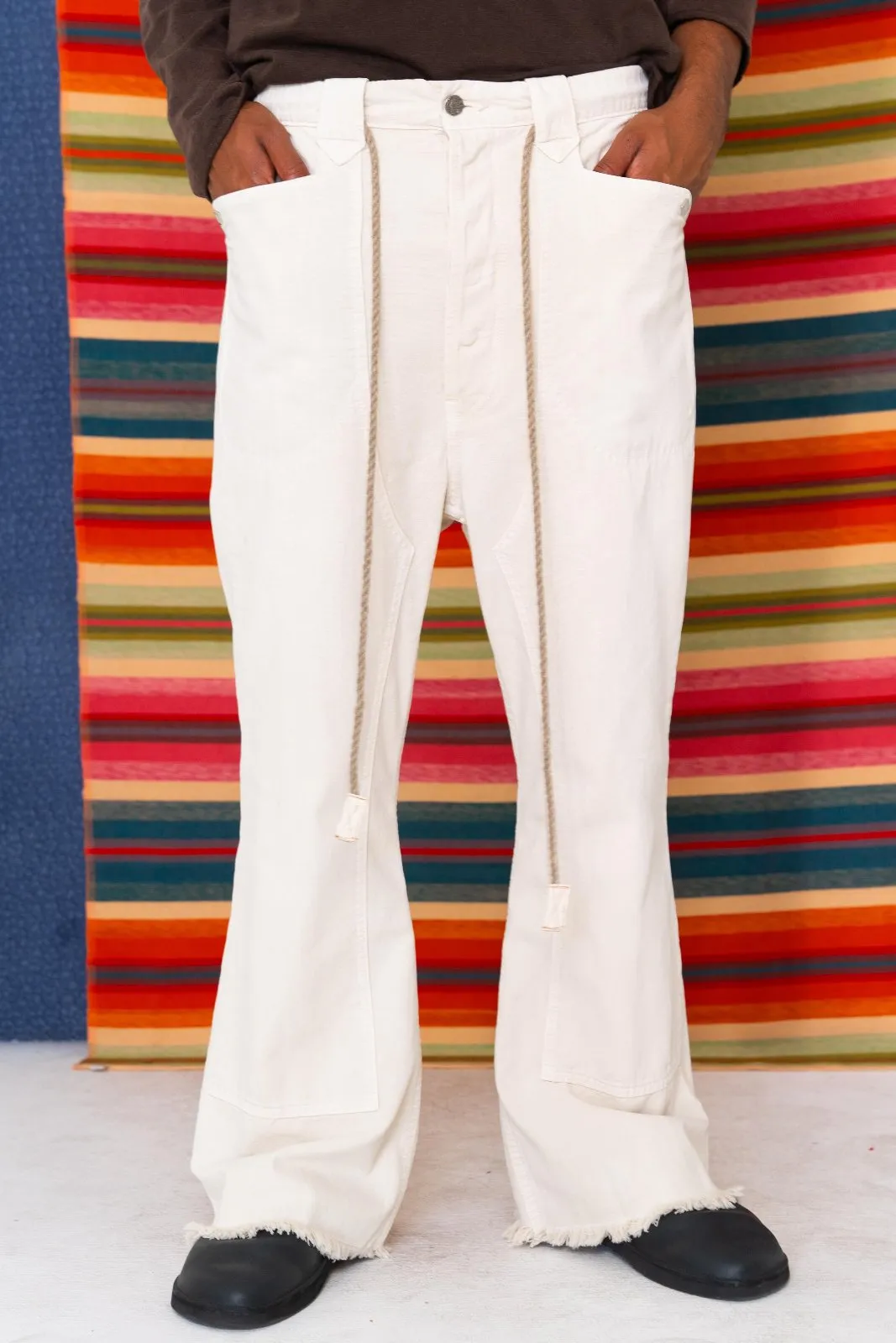 P75 Westerner Bell Bottoms Canvas Sunfaded Stone