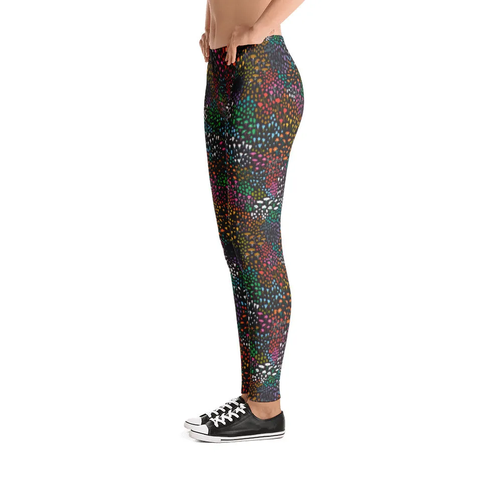 PAINTED MEADOW  Mid-Rise Leggings