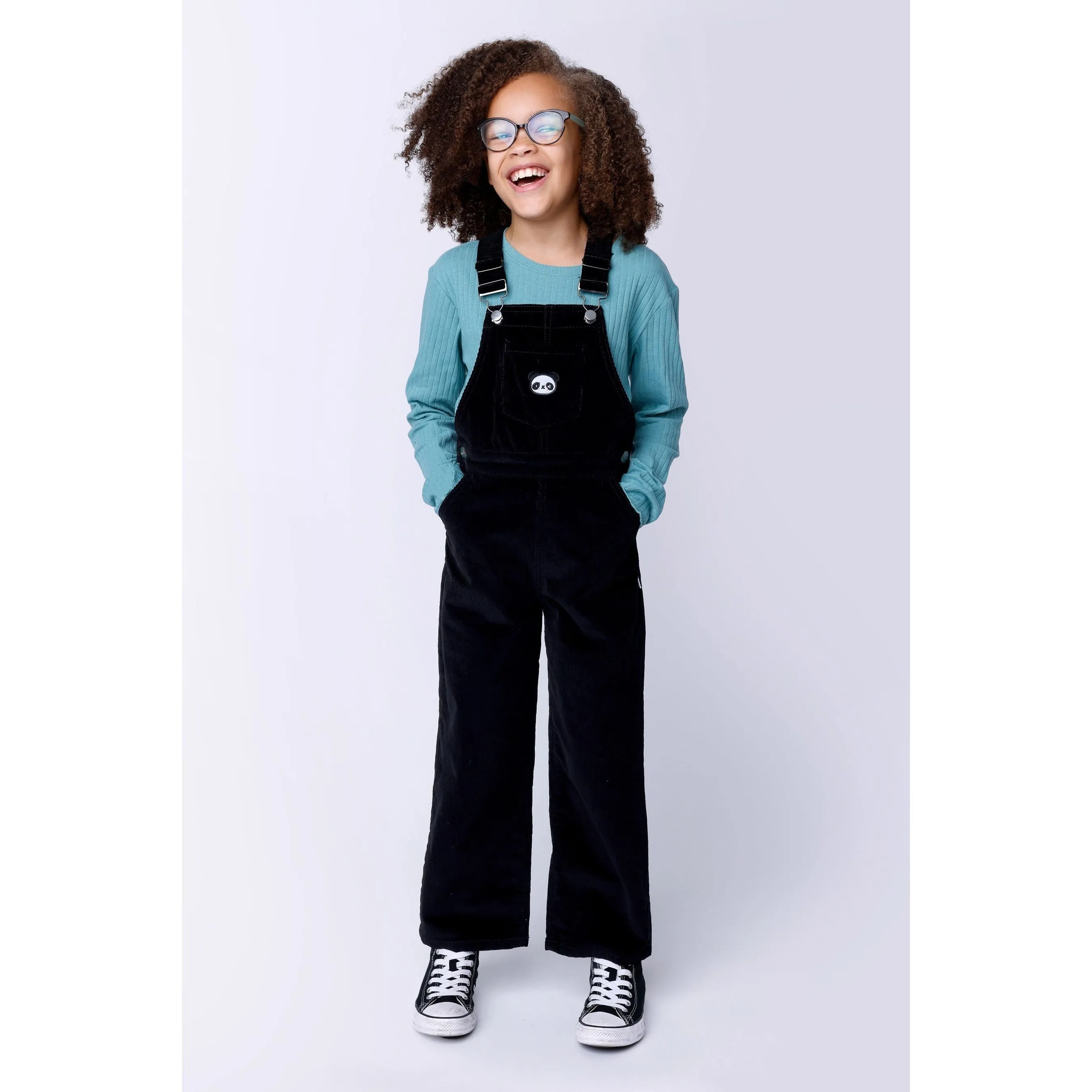 Panda Deluxe Cord Overalls