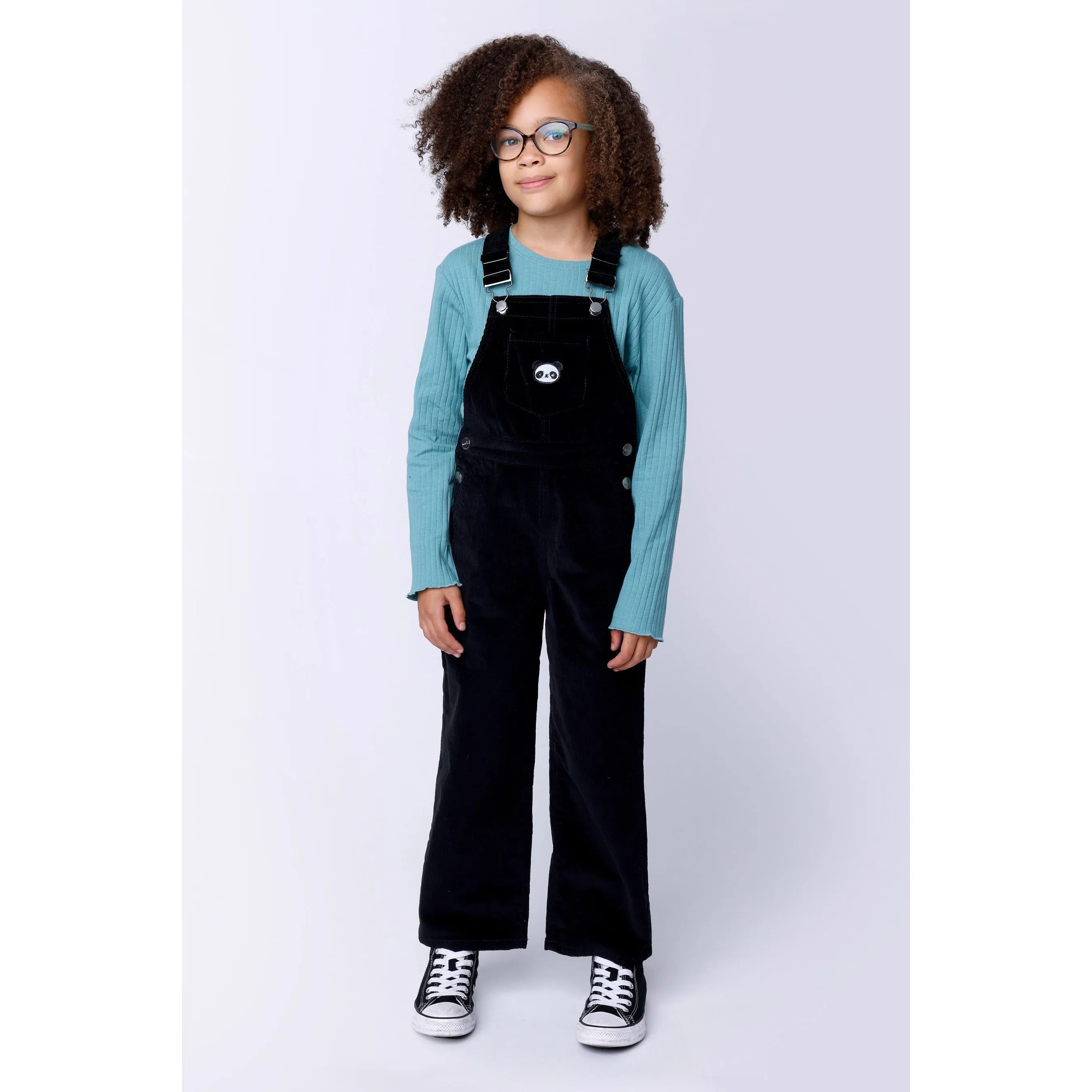 Panda Deluxe Cord Overalls