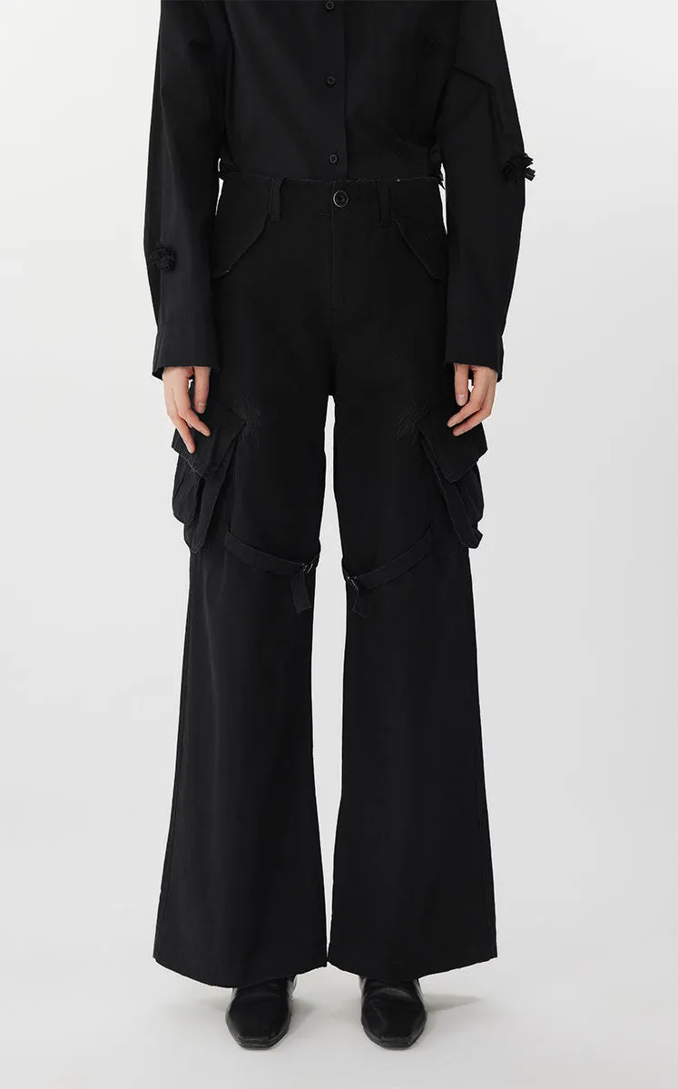 Pants / JNBY Utility Cuffed Cotton Pants