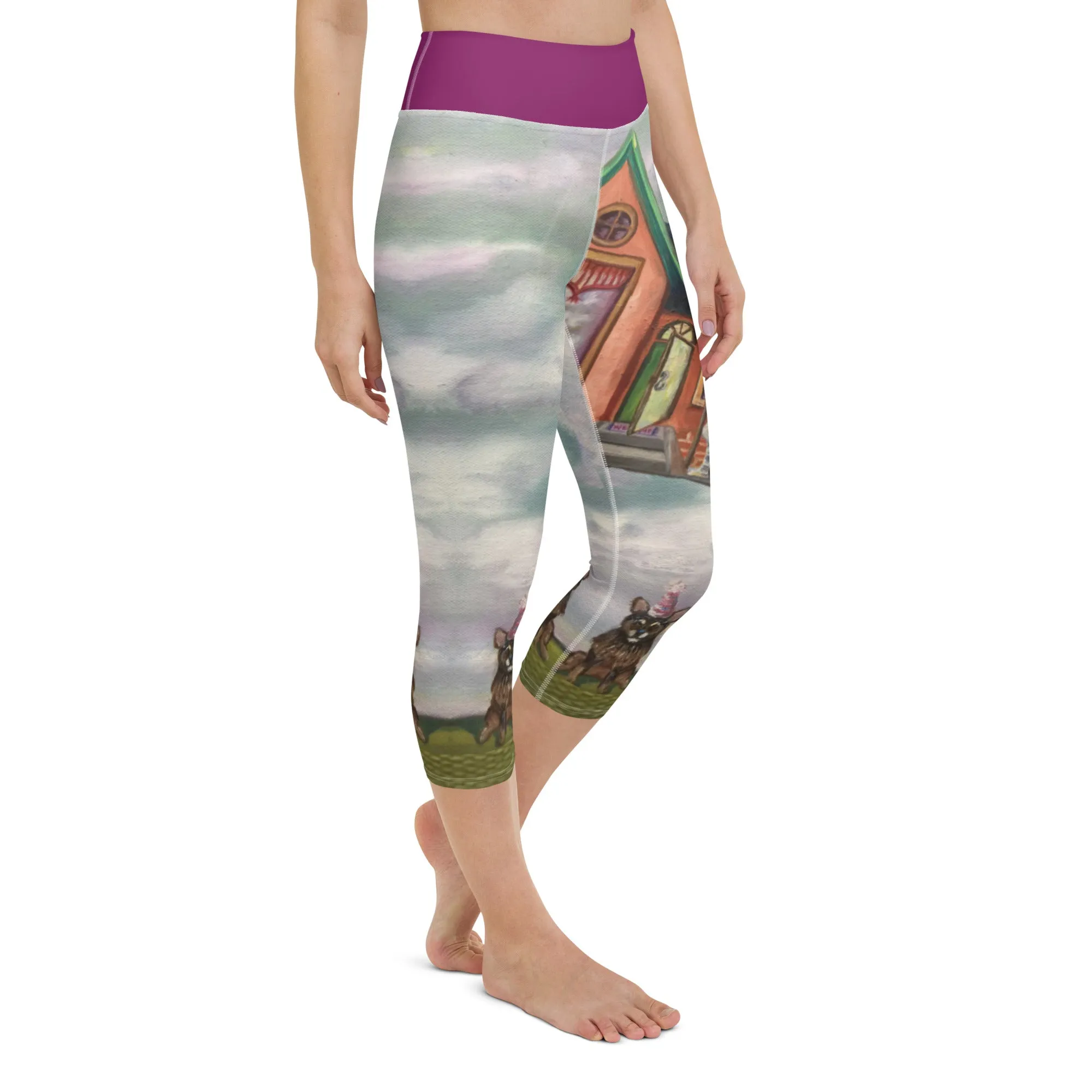 “Party is Over” Yoga Capri Leggings