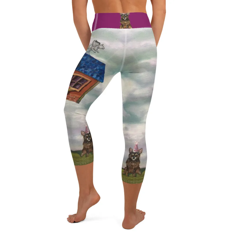 “Party is Over” Yoga Capri Leggings