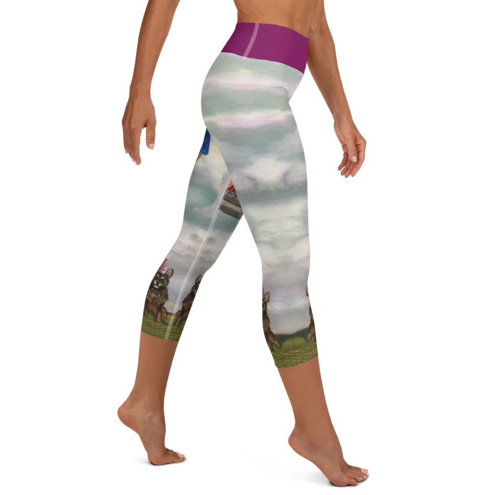 “Party is Over” Yoga Capri Leggings
