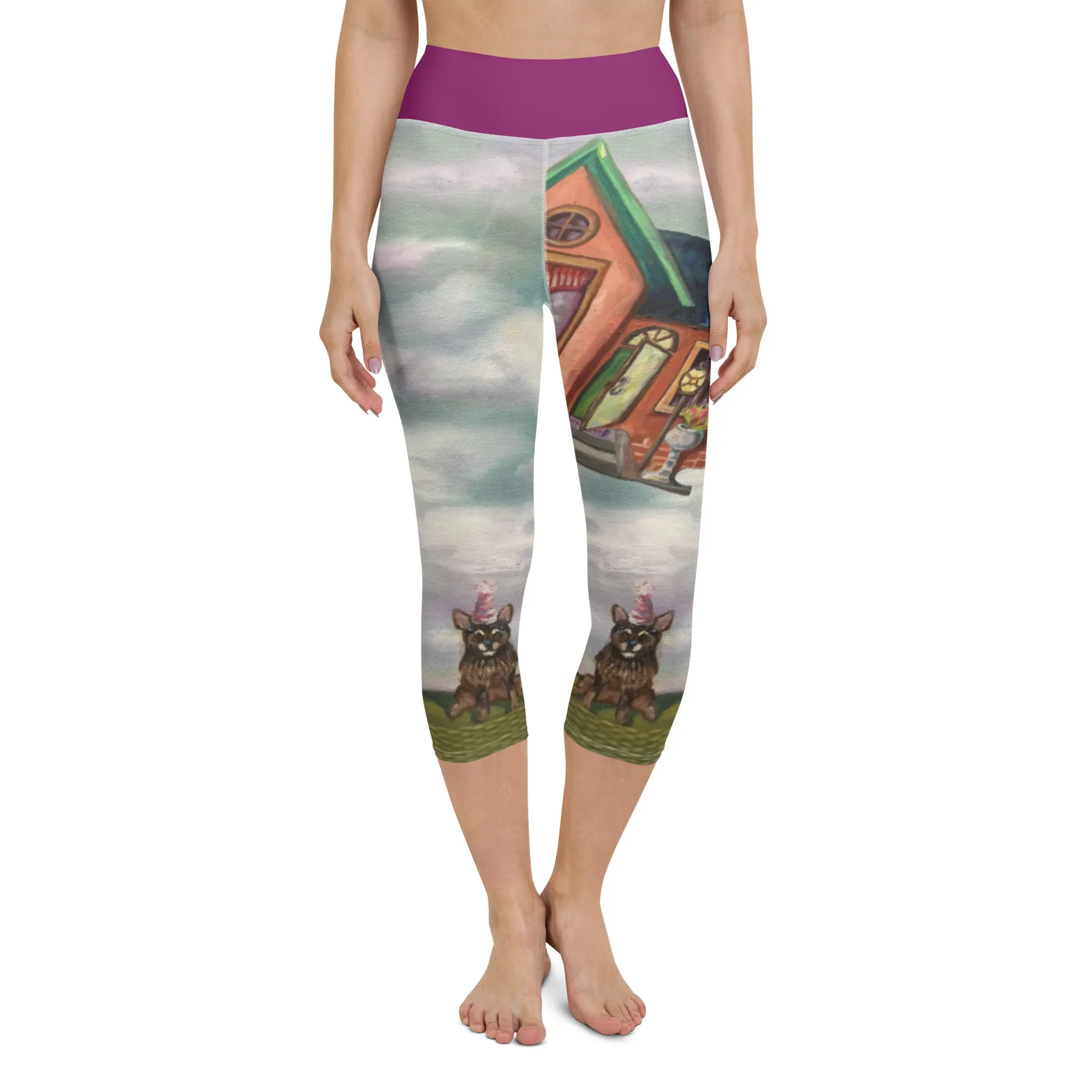 “Party is Over” Yoga Capri Leggings