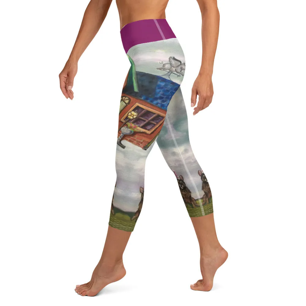 “Party is Over” Yoga Capri Leggings