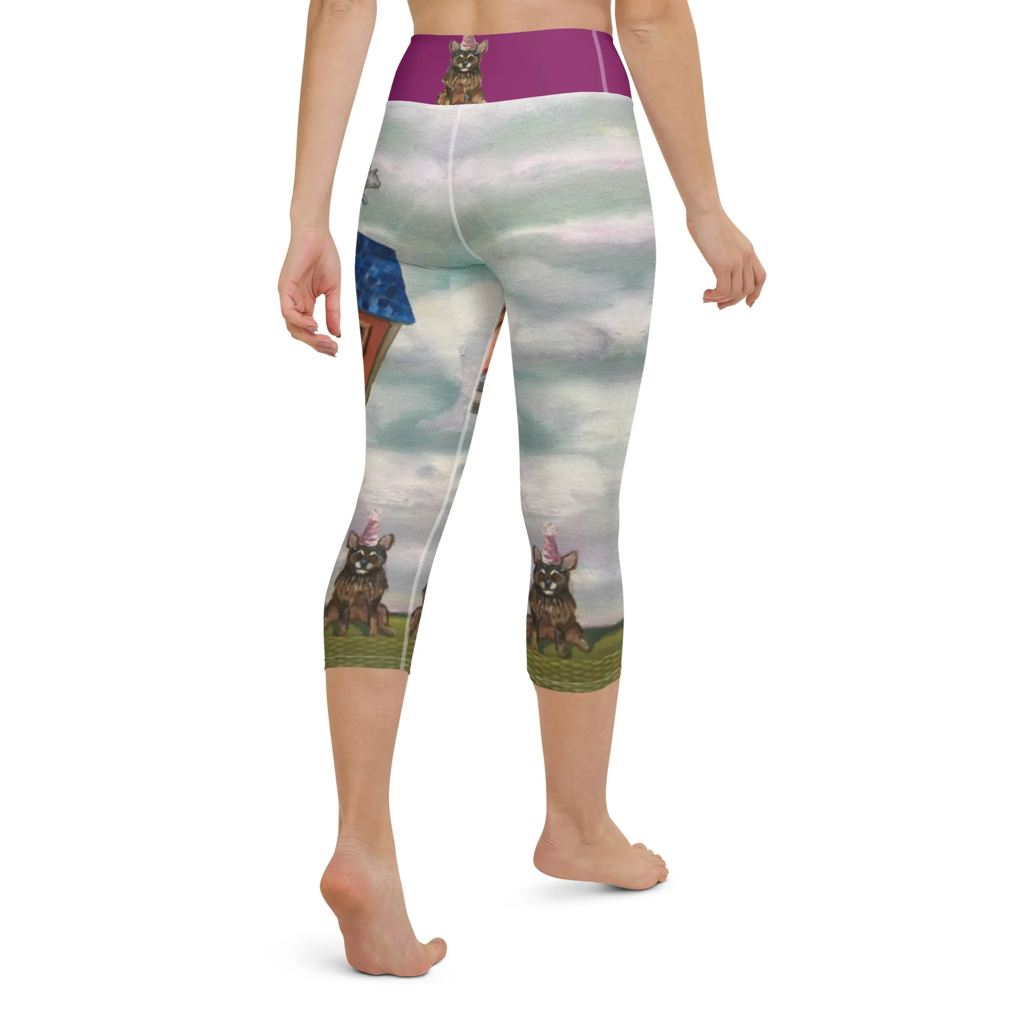 “Party is Over” Yoga Capri Leggings