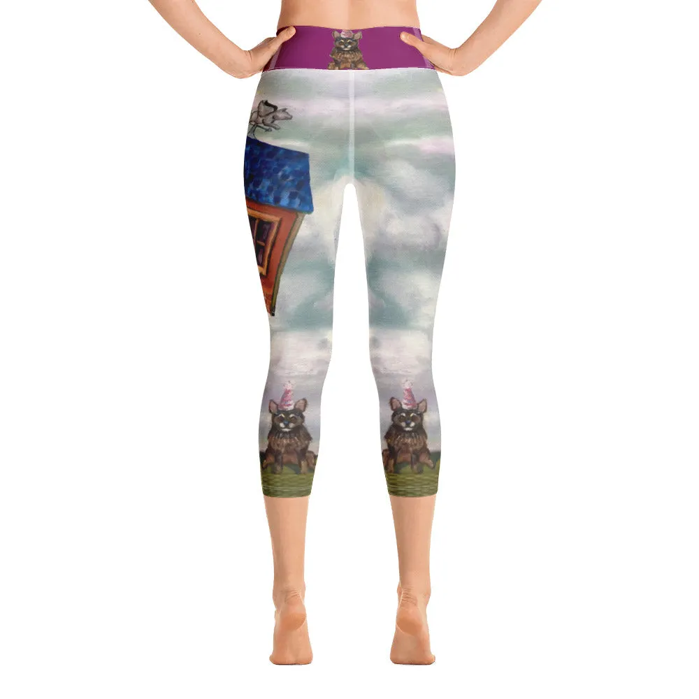 “Party is Over” Yoga Capri Leggings