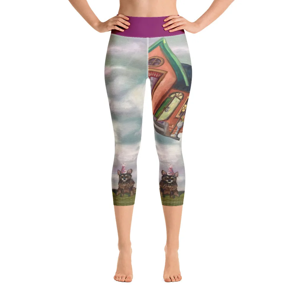 “Party is Over” Yoga Capri Leggings