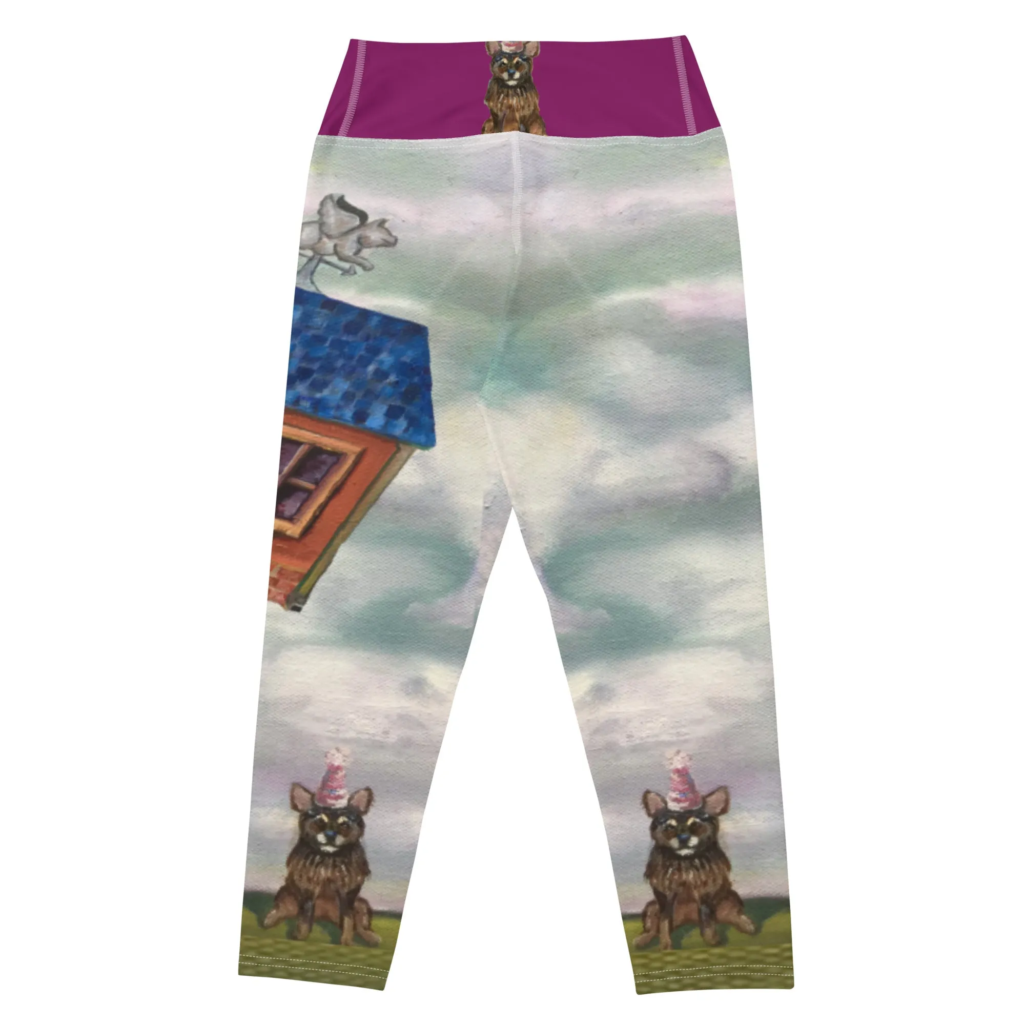 “Party is Over” Yoga Capri Leggings