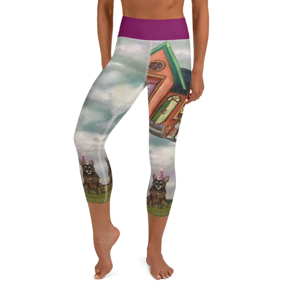 “Party is Over” Yoga Capri Leggings