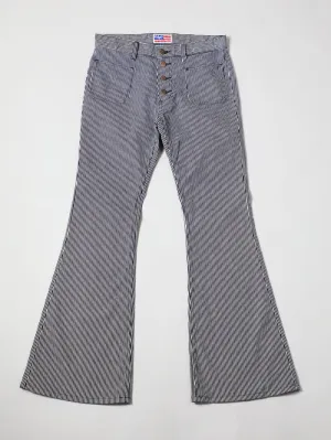 Patch Pocket Hickory Bell Bottom Jeans Type 550 Reproduction One Wash Color/Unisex