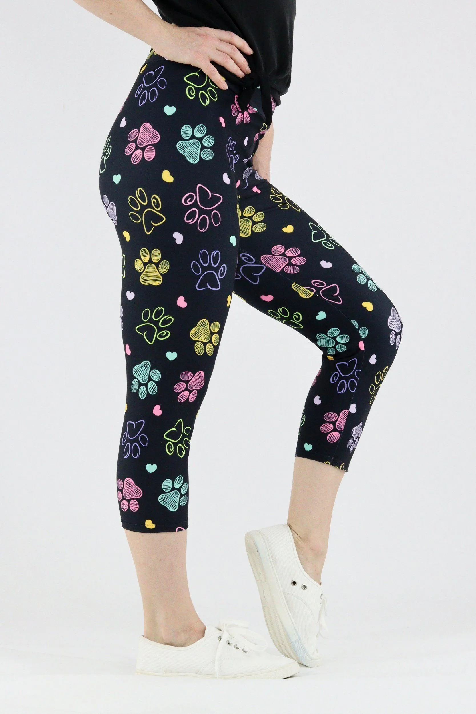 Paullie Paws - Casual Capri Leggings