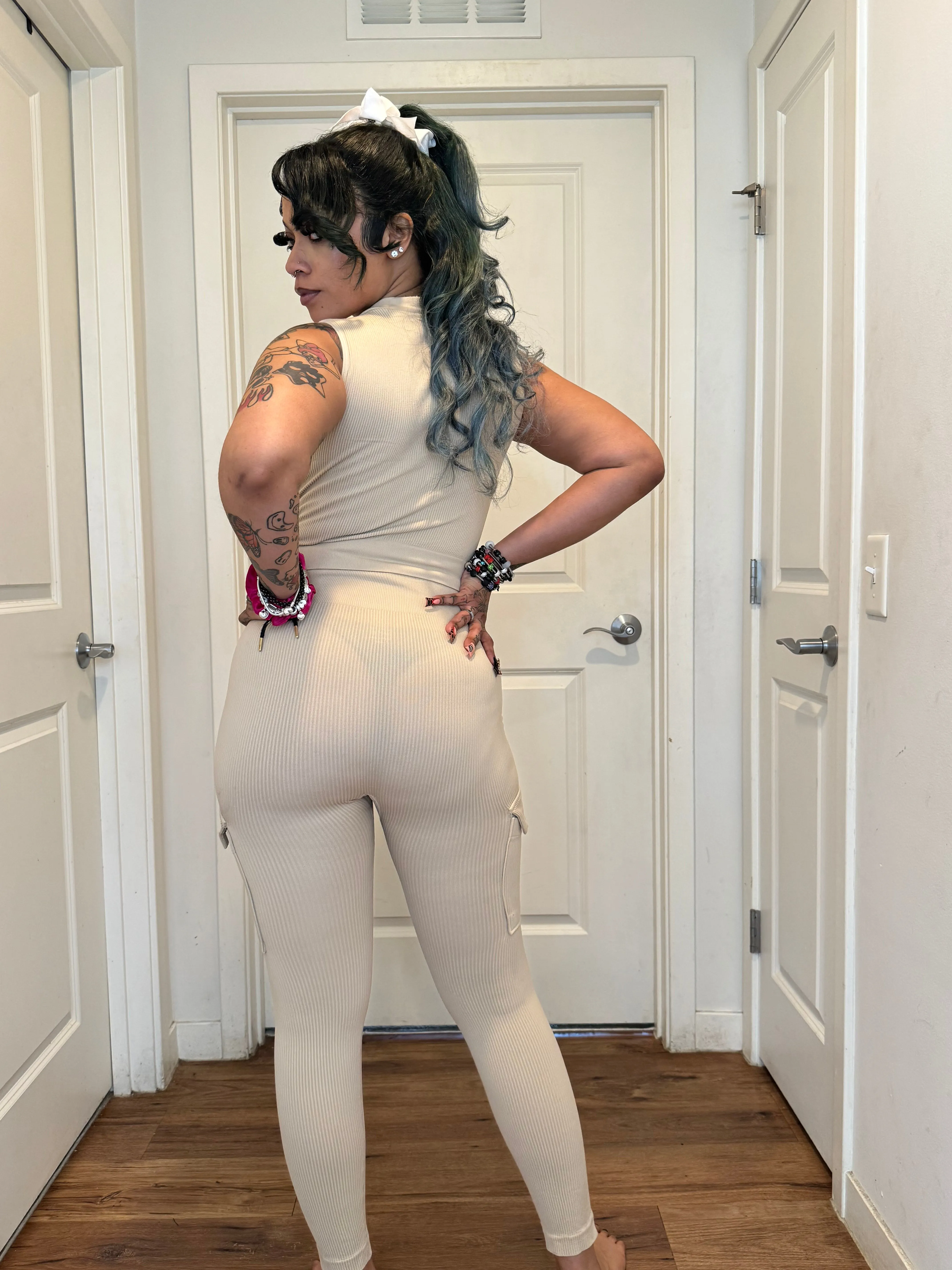 Peek me cargo set khaki