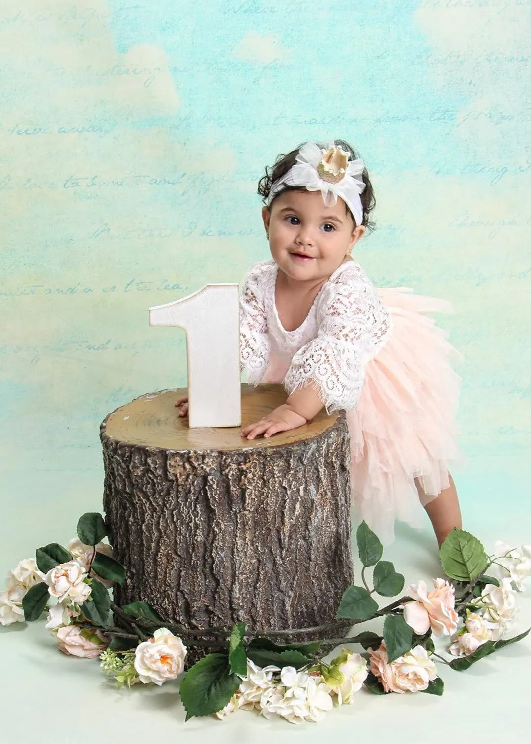 Peony Lace Flower Girl Dress in Pink Bell (tiered)