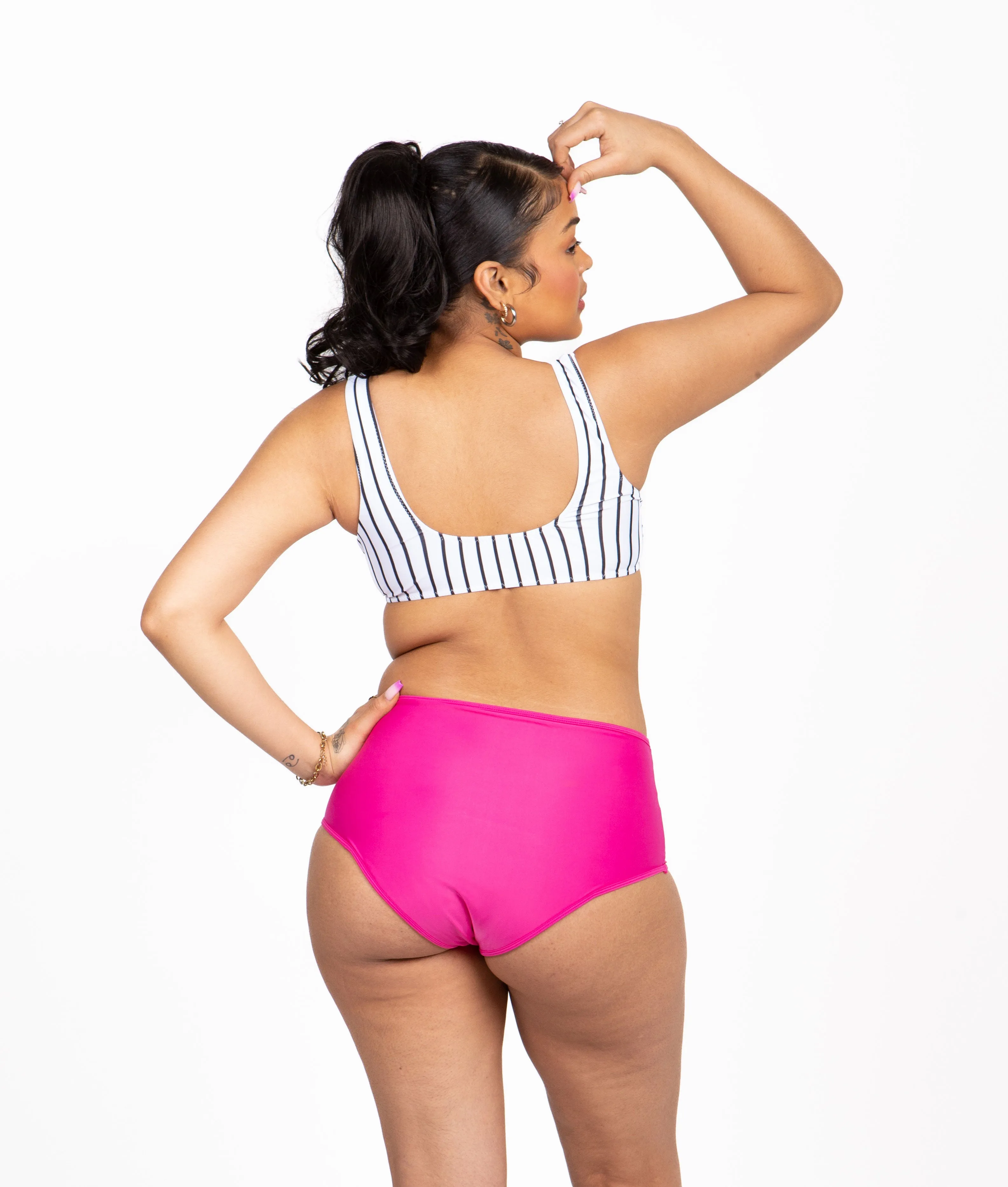 Period Swimwear High Waisted Bottoms