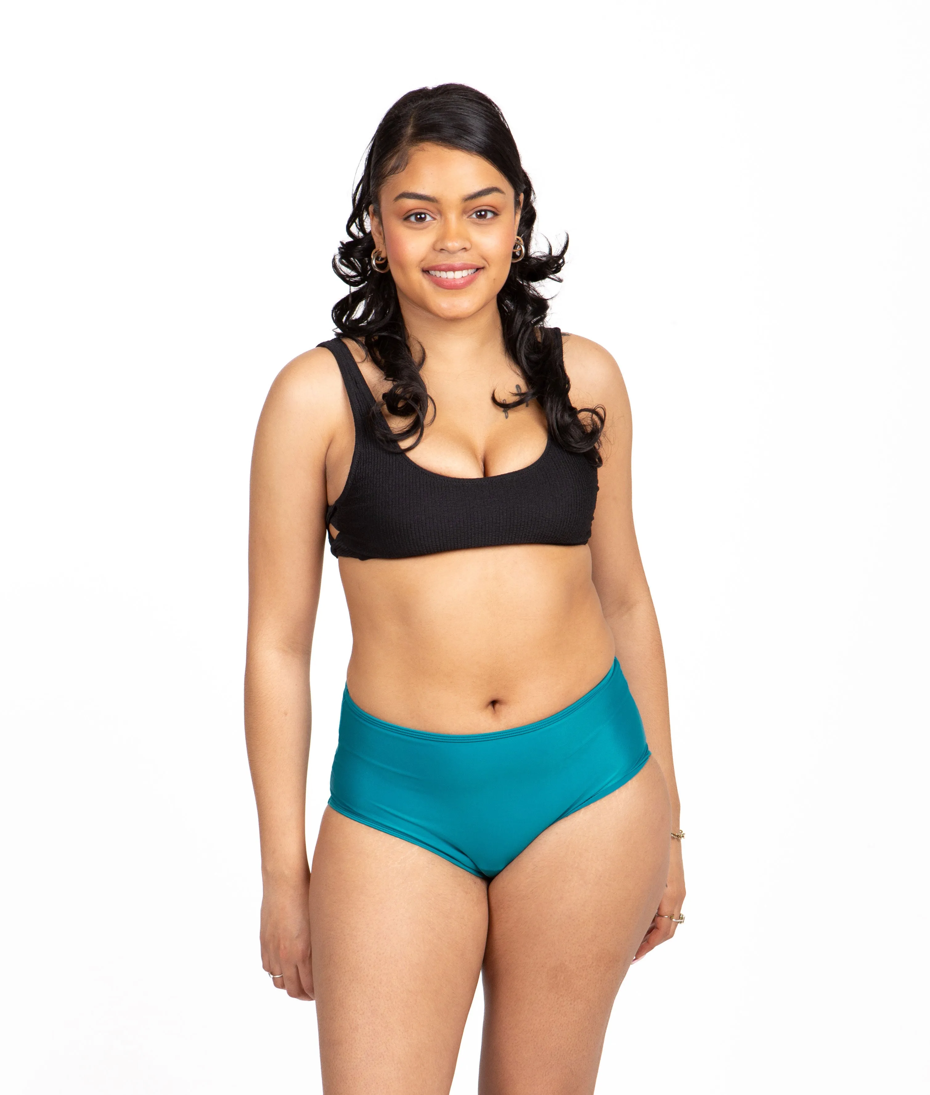 Period Swimwear High Waisted Bottoms