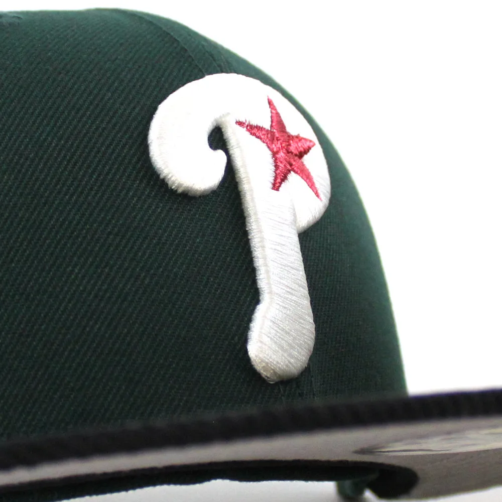 Philadelphia Phillies 1996 ALL STAR GAME 59Fifty New Era Fitted Hat (Dark Green Corduroy Gray Under Brim)