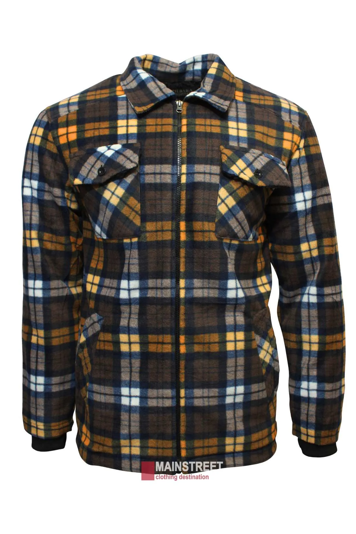 Pilbara Sherpa Lined Check Jacket