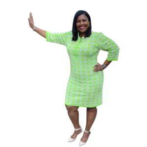 Pink & Green | Knits Green Dress