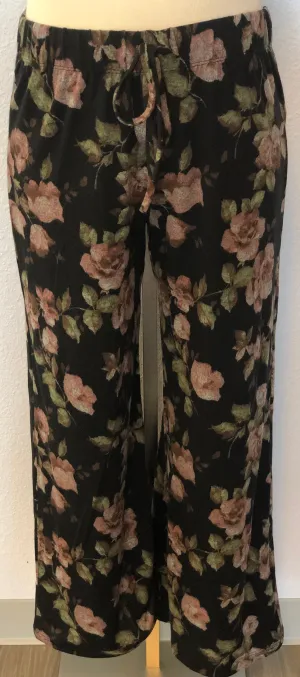 PLUS FLORAL PALAZZO PANTS