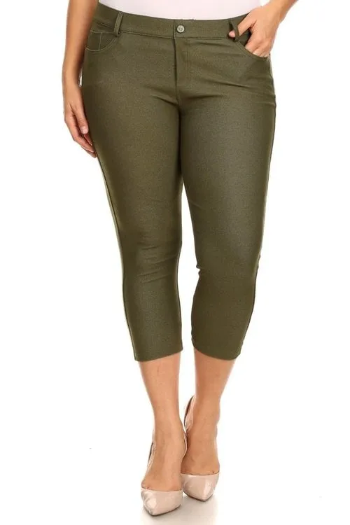 Plus Pull on Jean Capri