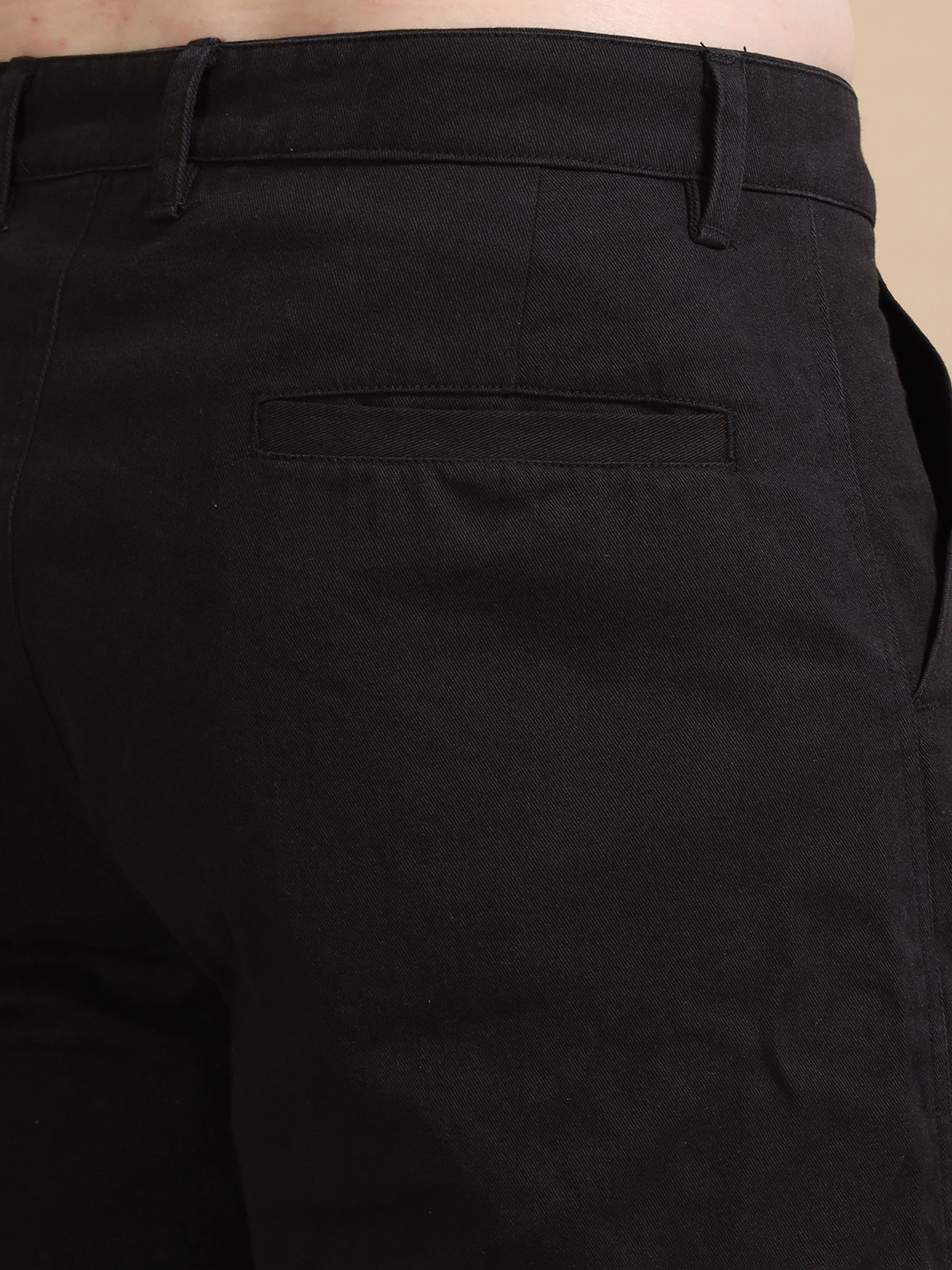 Plus Size Black Utility Denim Cargo