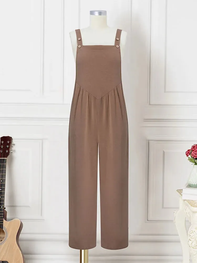 Plus Size Jumpsuit Fashion Cargo Overalls Holiday