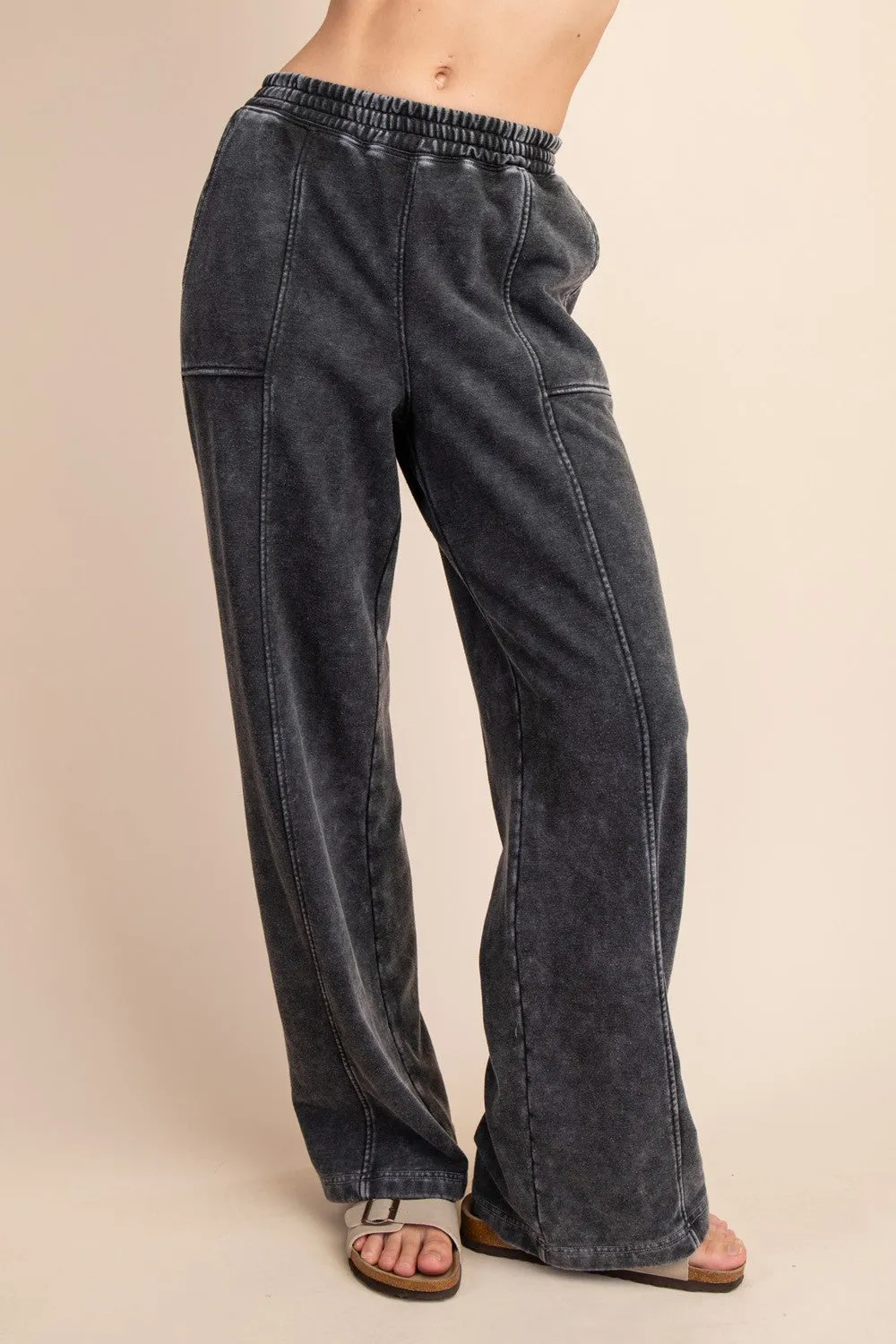 PLUS SIZE PFD FRENCH TERRY PANT