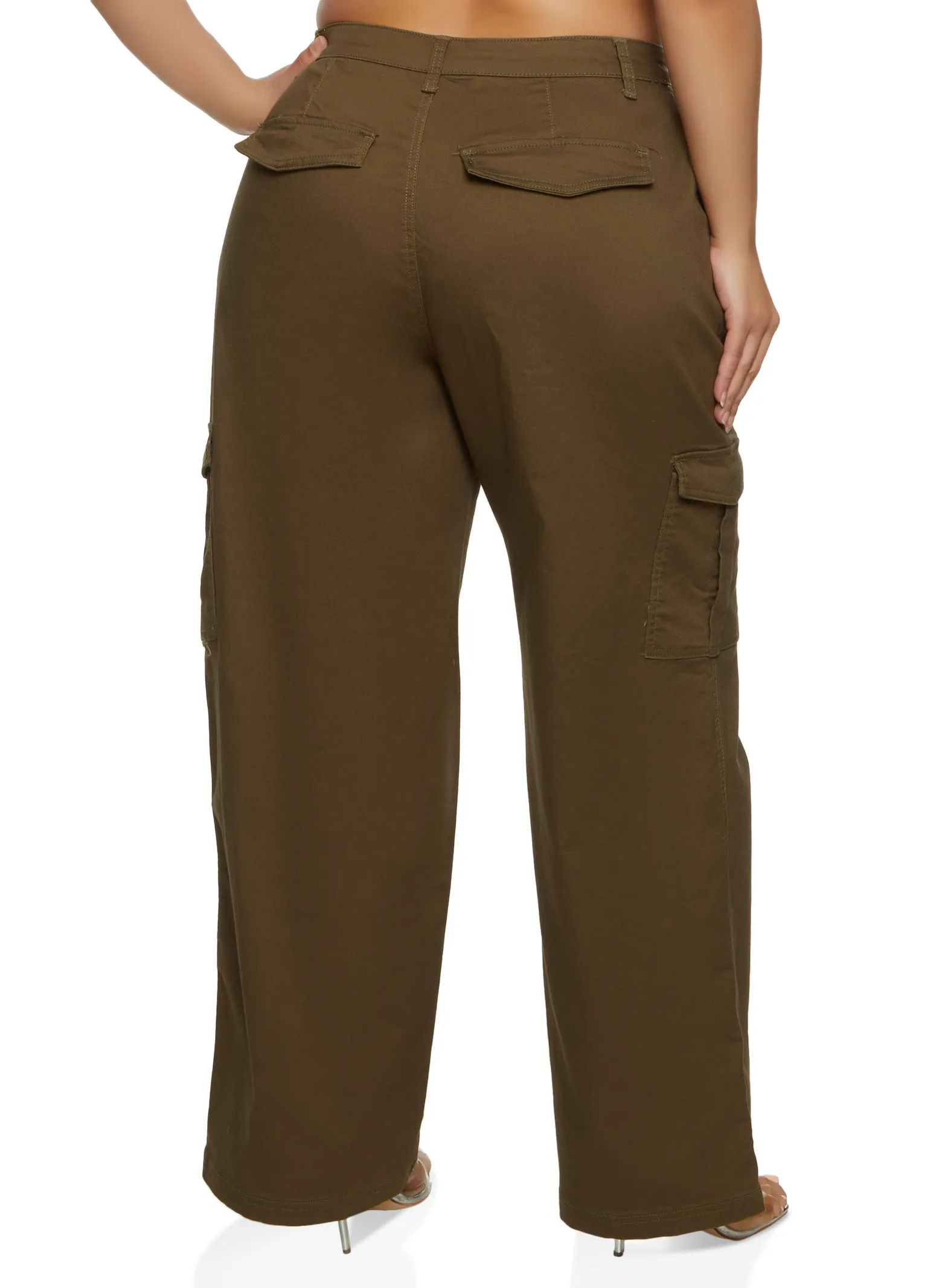 Plus Size WAX Twill Cargo Pants