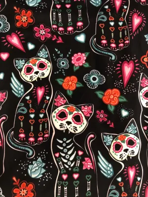 PLUS SKULL KITTY LEGGINGS