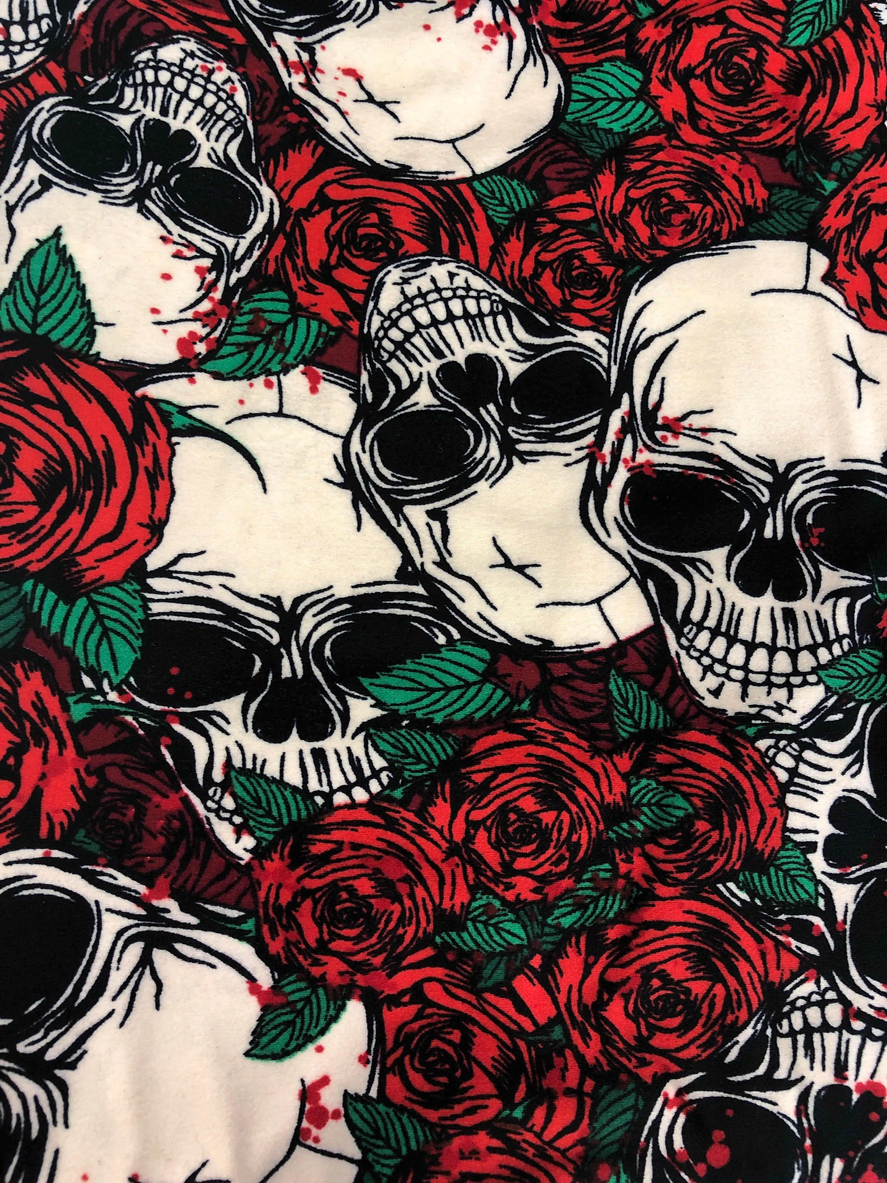 PLUS SKULL ROSE LEGGINGS