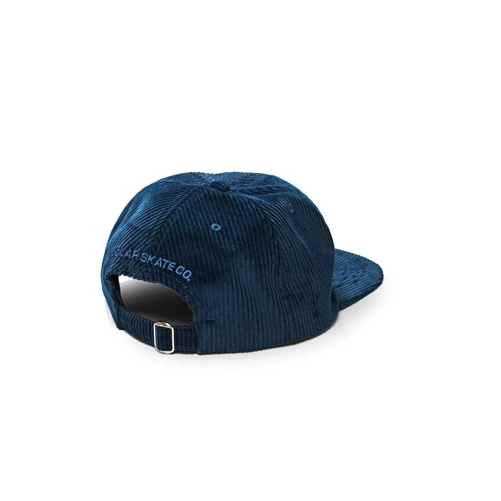 Polar Corduroy Cap - Police Blue