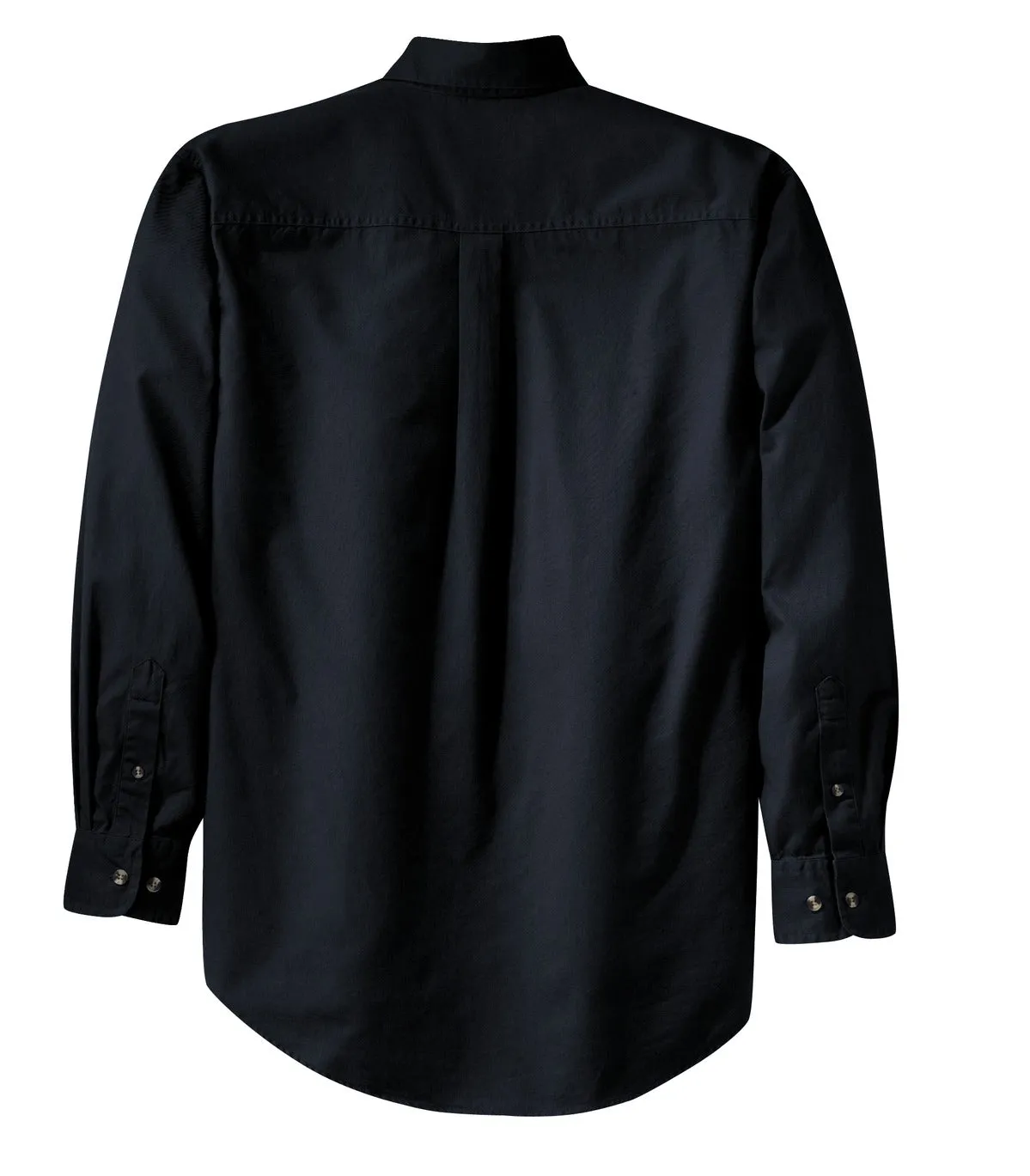 Port Authority Long Sleeve Twill Shirt.  S600T Classic Navy