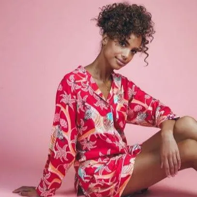Powder Zebra Carnival Supersoft Summer Pyjamas