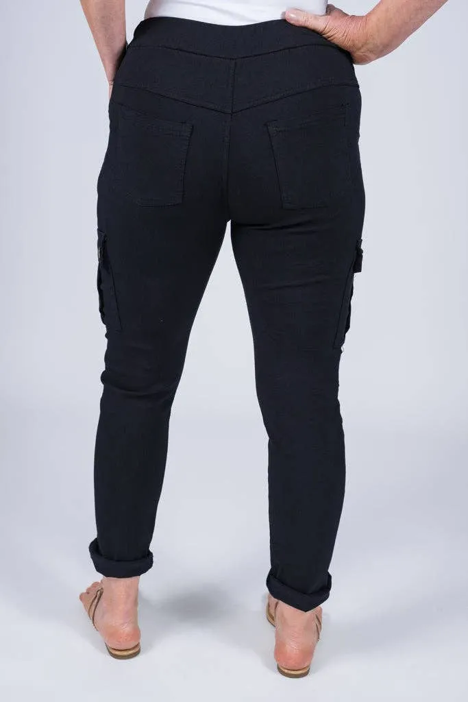 Premium Ashley Cargo Pant w/Back Pockets