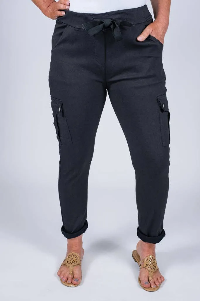 Premium Ashley Cargo Pant w/Back Pockets